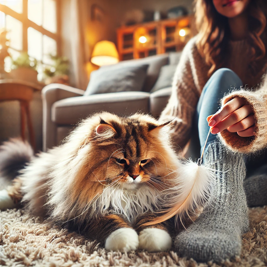 Bermain Bersama Kucing Berbulu Lebat, Menyenangkan dan Bermanfaat!